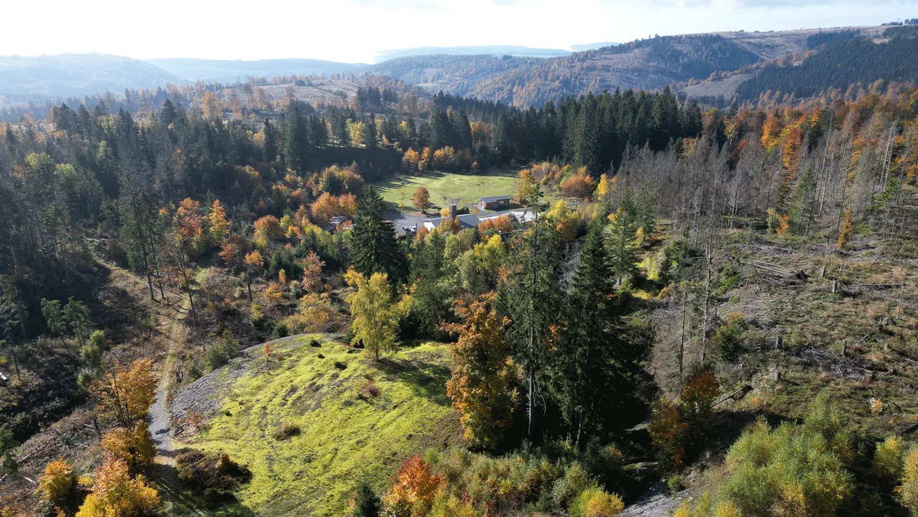 Startseite_Fellbergbaude_Areal_von_oben